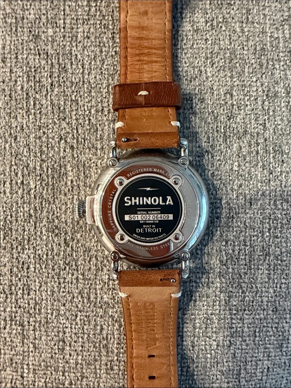Shinola wrist watch